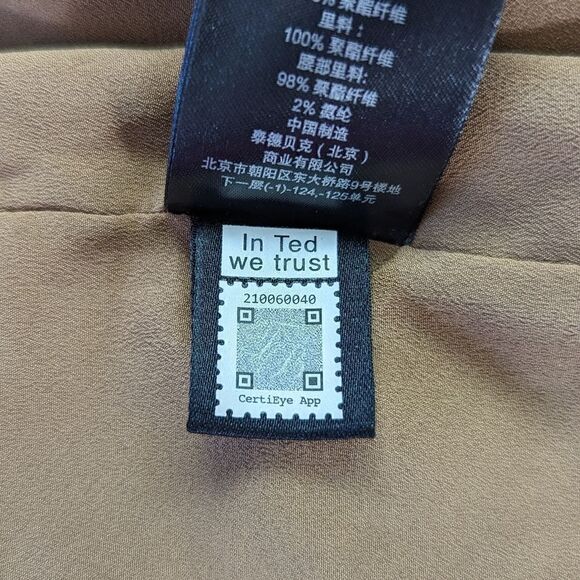 Ted Baker Animal Tiger Print Ruffle Skirt 6 Boho Glam Rock Whimsigoth Rebel Punk - Picture 12 of 15